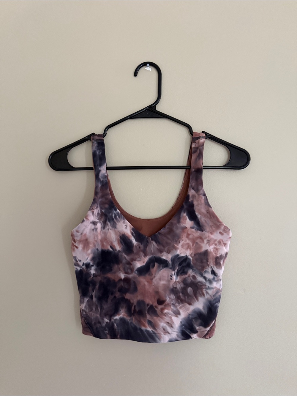 Align Tie-Dye V-Neck Crop Tank Top